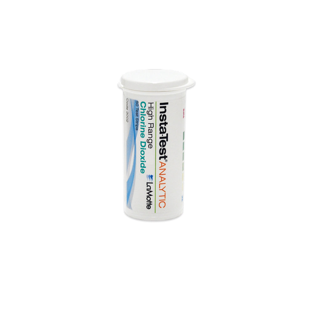 Insta-Test® Analytic High Range Chlorine Dioxide Test Strips, 50/bottle