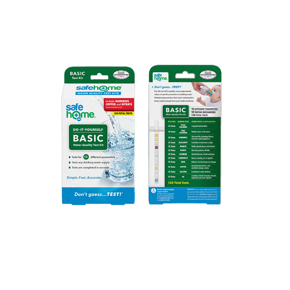Safe Home® BASIC 120 Water Quality Test Kit
