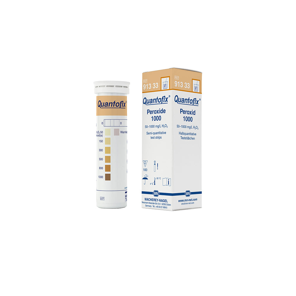 QUANTOFIX Peroxide 1000 Test Strips, 100/bottle