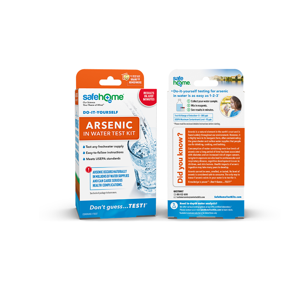 Safe Home® Arsenic in Water Test Kit
