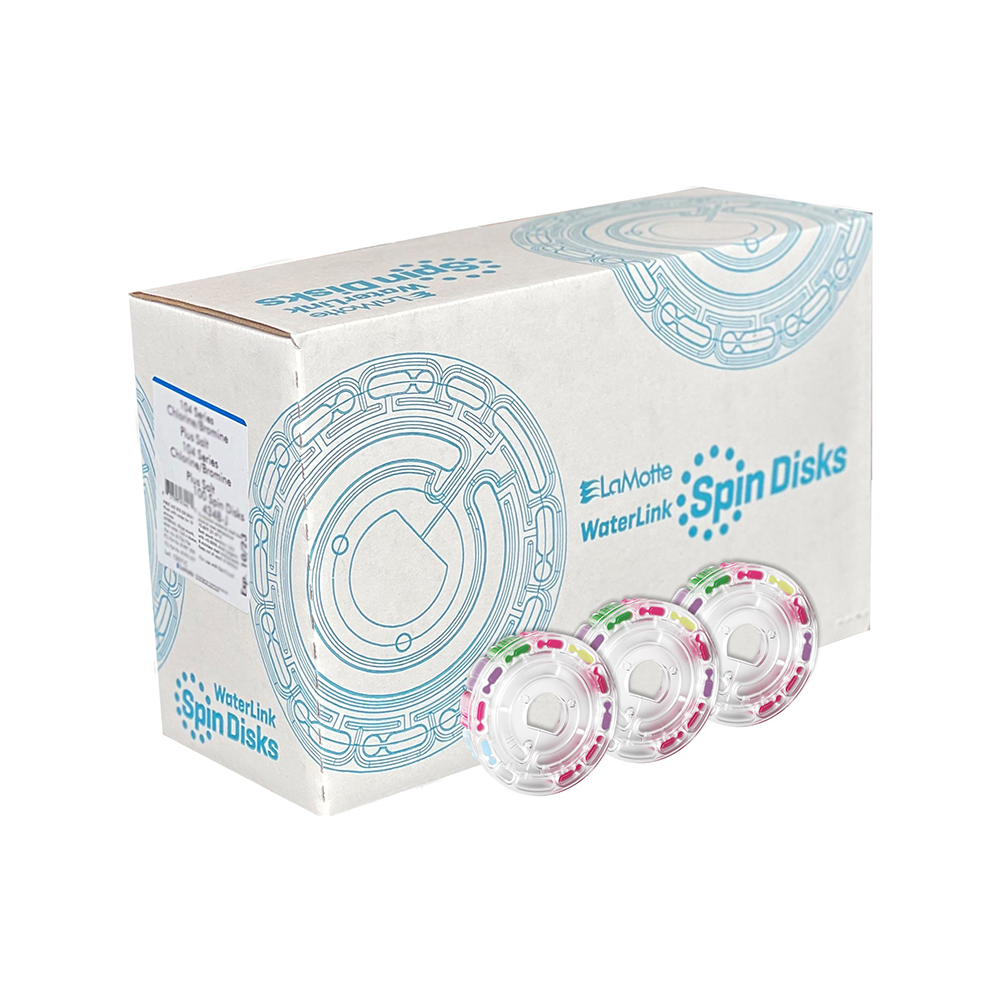 SpinDisk™ Series 204, Chlorine/Bromine Plus Phosphate & Salt Disc, 100 discs/box