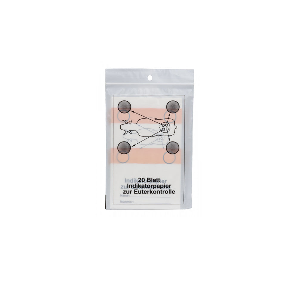 Udder test paper, sheets 90 x 140 mm (20)