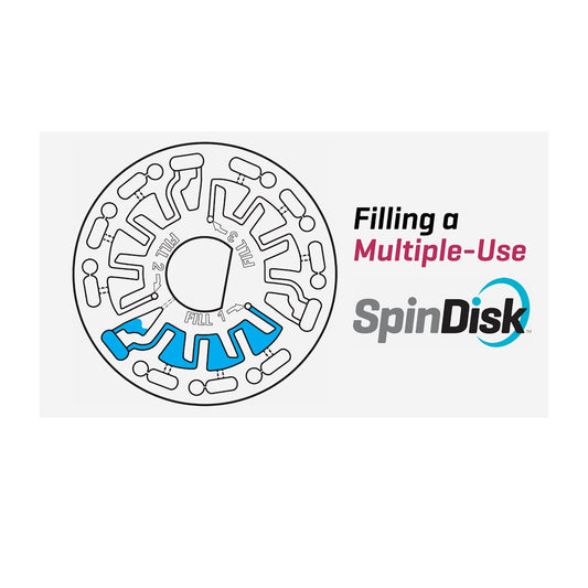 Filling a Multiple Use Spin Disc