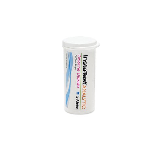 Insta-Test® Analytic Chlorine Dioxide LR 0-10ppm Test Strips, 50/bottle