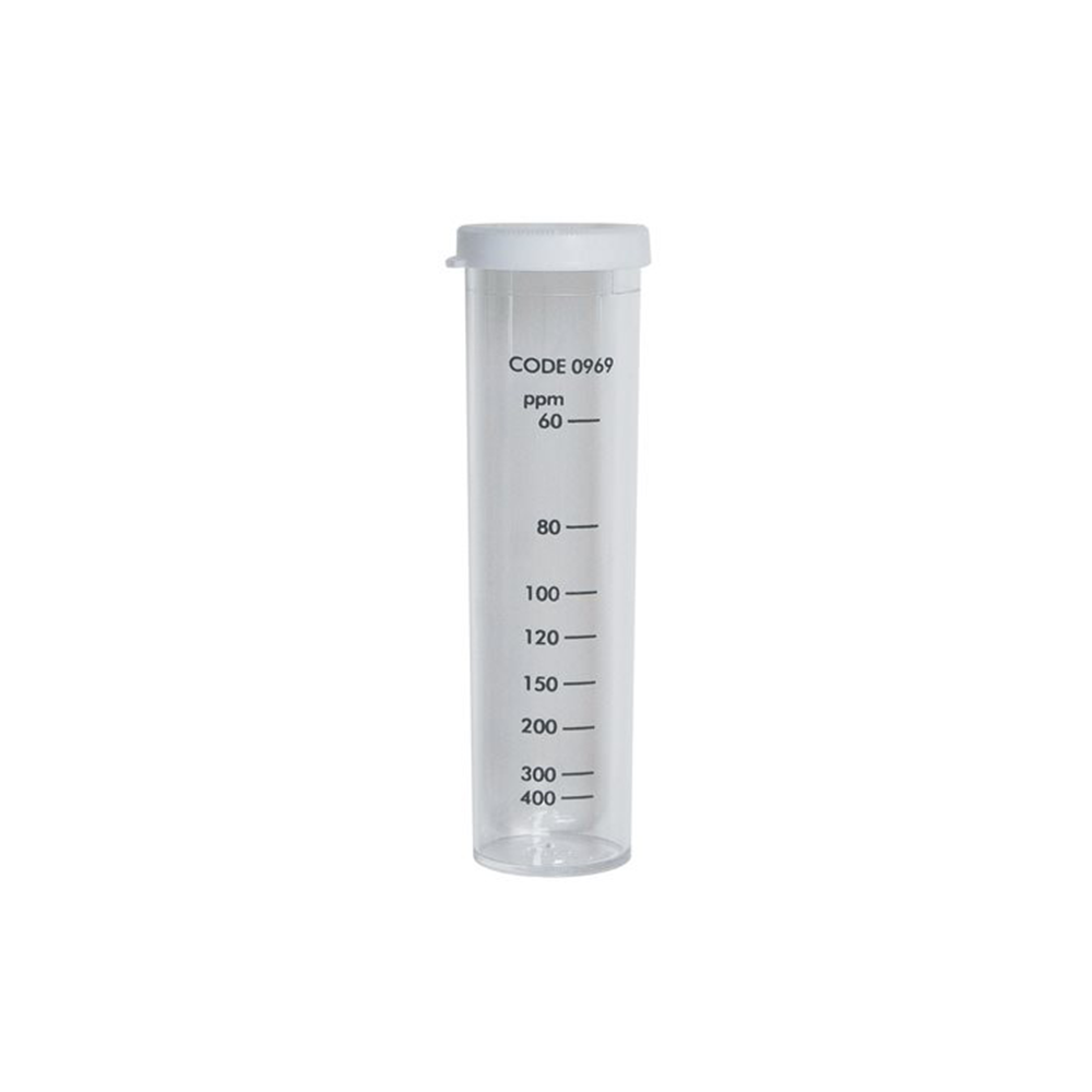 Test Tube, Plastic, 60-400ppm, w/Cap