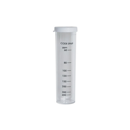 Test Tube, Plastic, 60-400ppm, w/Cap