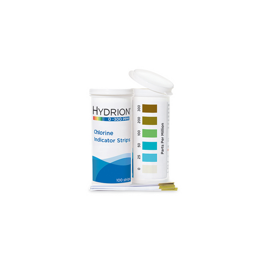 Chlorine 0-300, 100 strips/vial