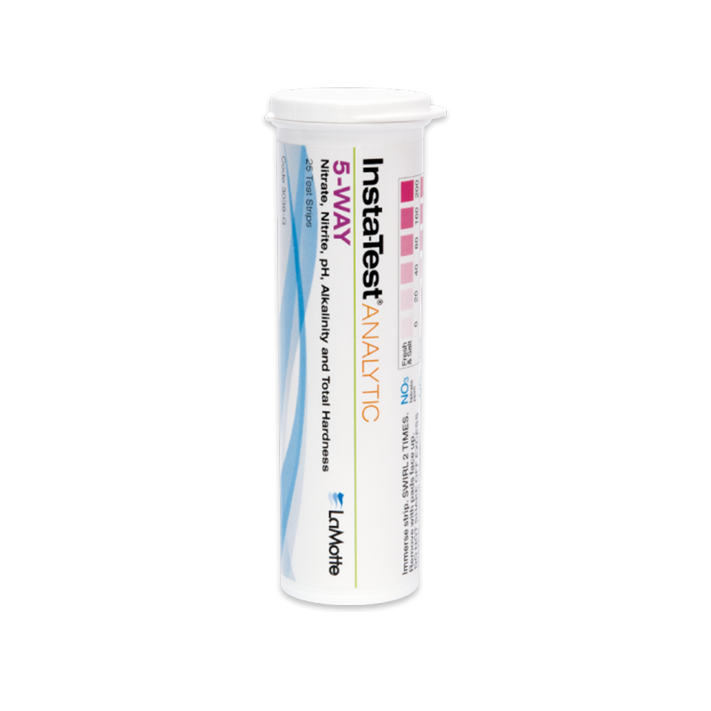 Insta-Test® Natural Water 5-Way Test Strips, 25/bottle