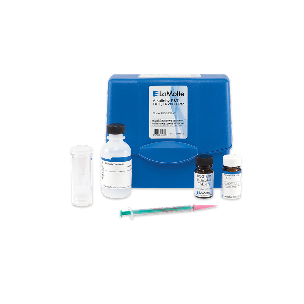 Alkalinity Kit, P&T, DRT 0-200 ppm – Evident