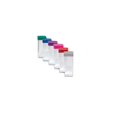 ColorQ 2x Test Tubes Complete c/w Colour Coded Caps (set of 6)