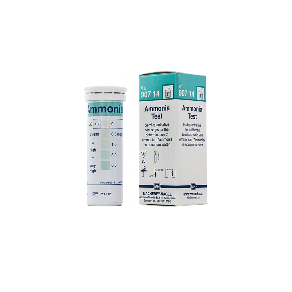 Ammonia Test 25 tests per pack. 0 - 6 ppm