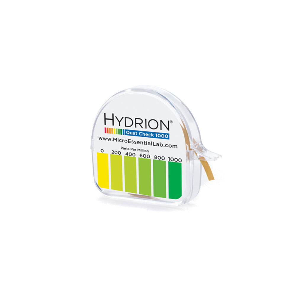 Hydrion Quat Check 0-1000ppm Single Roll