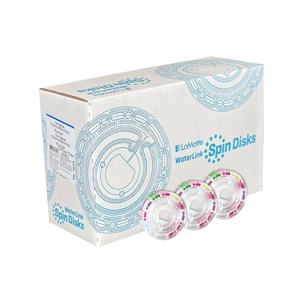 SpinDisk™ Series 601, Free Chlorine, pH & Alkalinity 3 Use Disc,  50 discs/box
